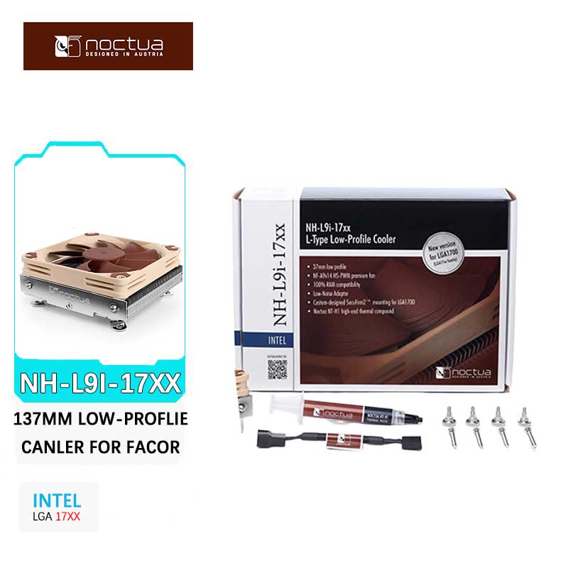 Air Cooler Cpu - Noctua NH-L9i-17xx 2 ısı borusu Ince
