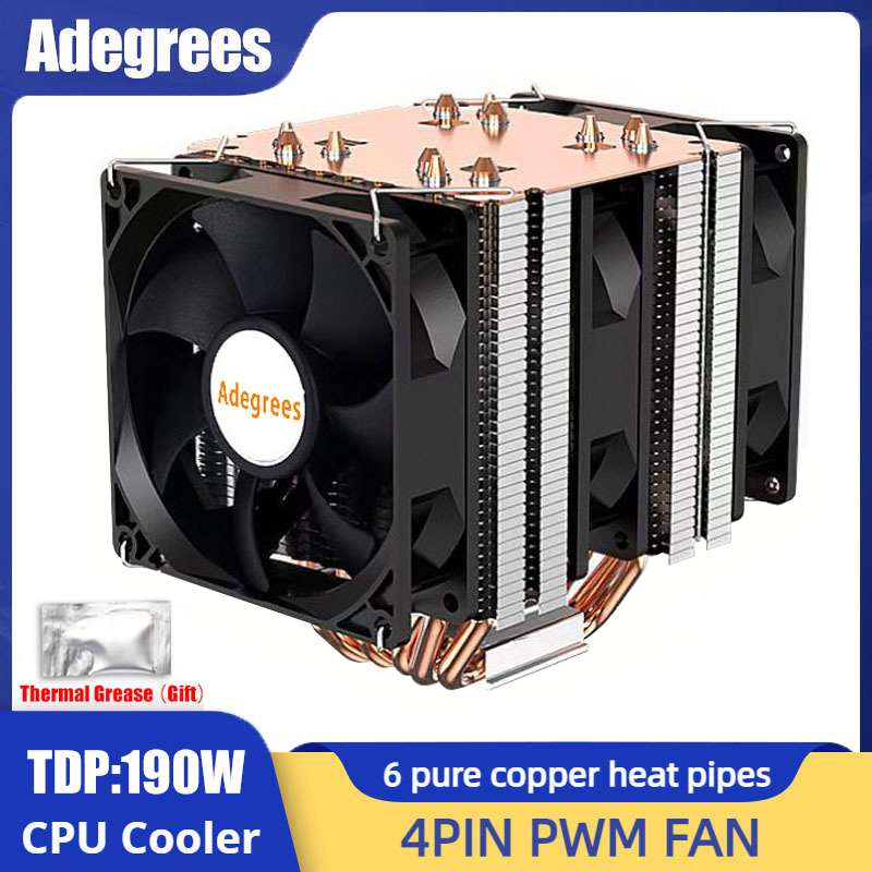 Cpu Heatsink - 6 Isı Borusu CPU Soğutucu 4Pin