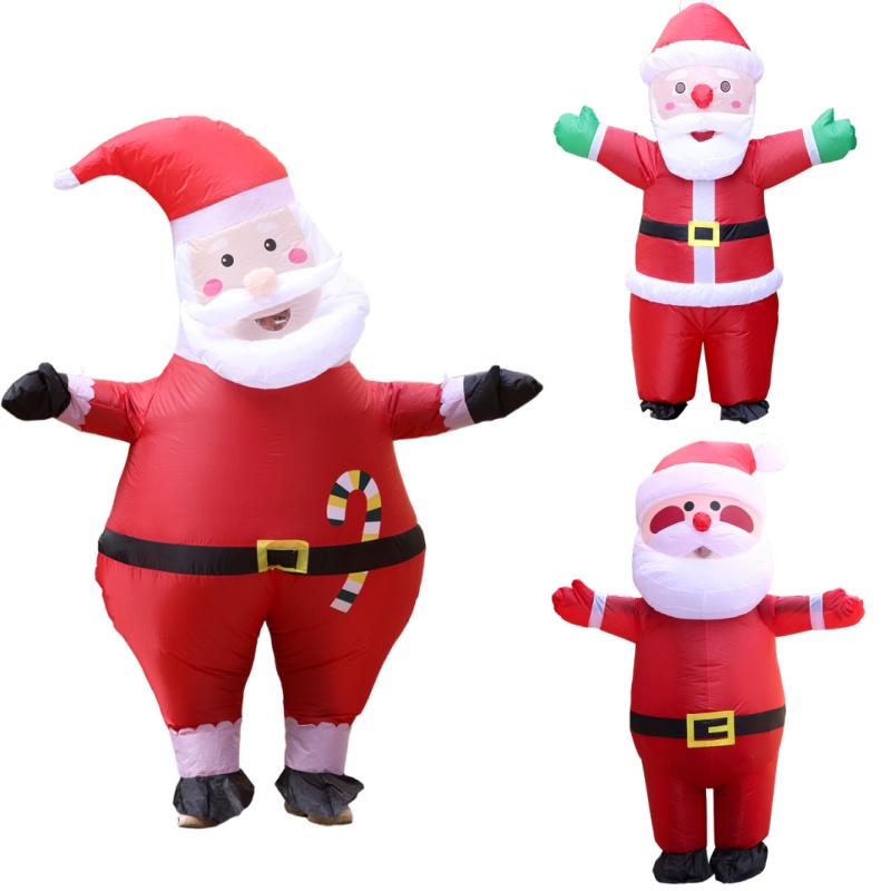 Case Fan - Cadılar Bayramı Yetişkin Noel Baba Şişme