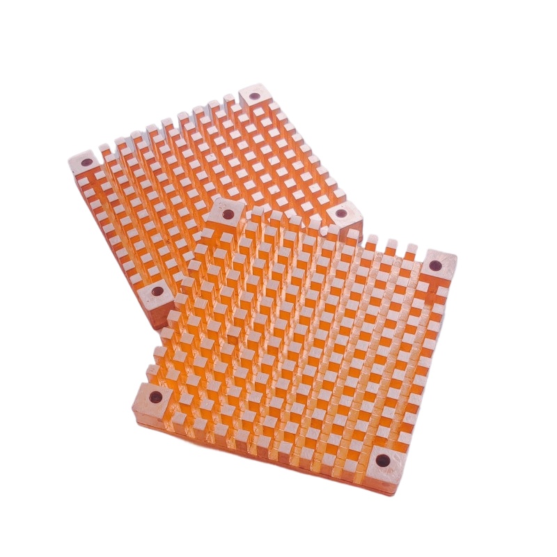 Heatsink - 20-80 fanlı versiyon soğutucu, mor renkli