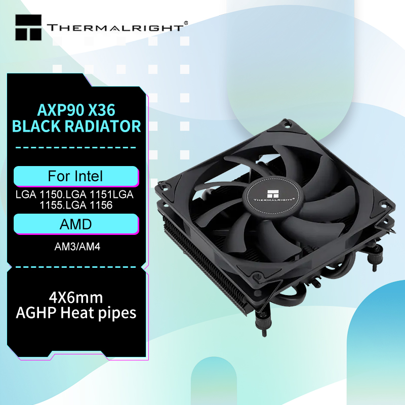 Air Cooler Cpu - Thermalright AXP-90 X36 siyah CPU HAVA