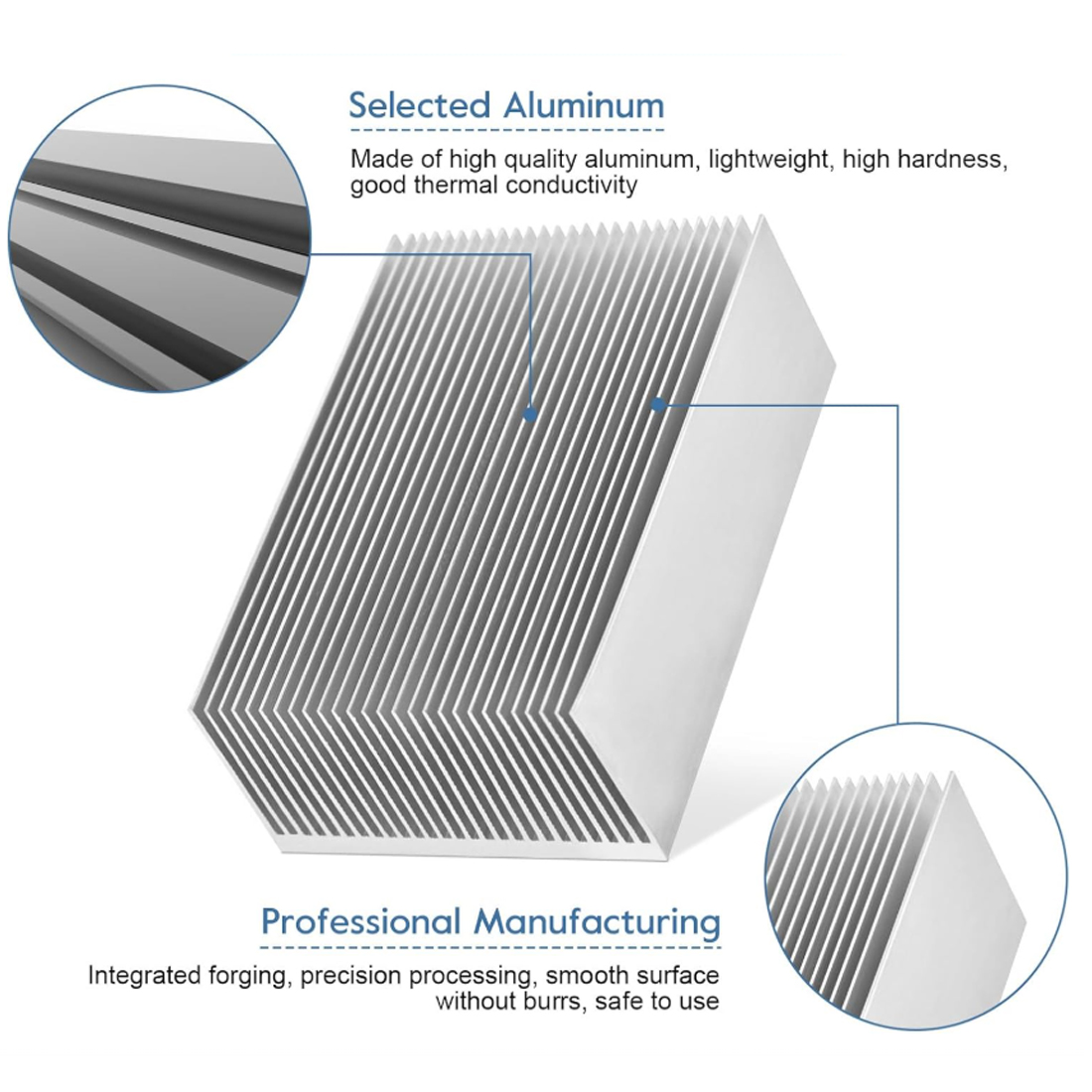 50x60x26mm — 300x60x26mm Yükse - Heatsink incelemesi ve fiyatı