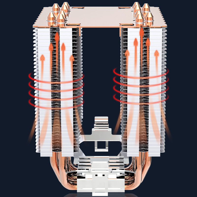 6 Isı Borusu CPU Soğutucu 4Pin - Cpu Heatsink incelemesi ve fiyatı