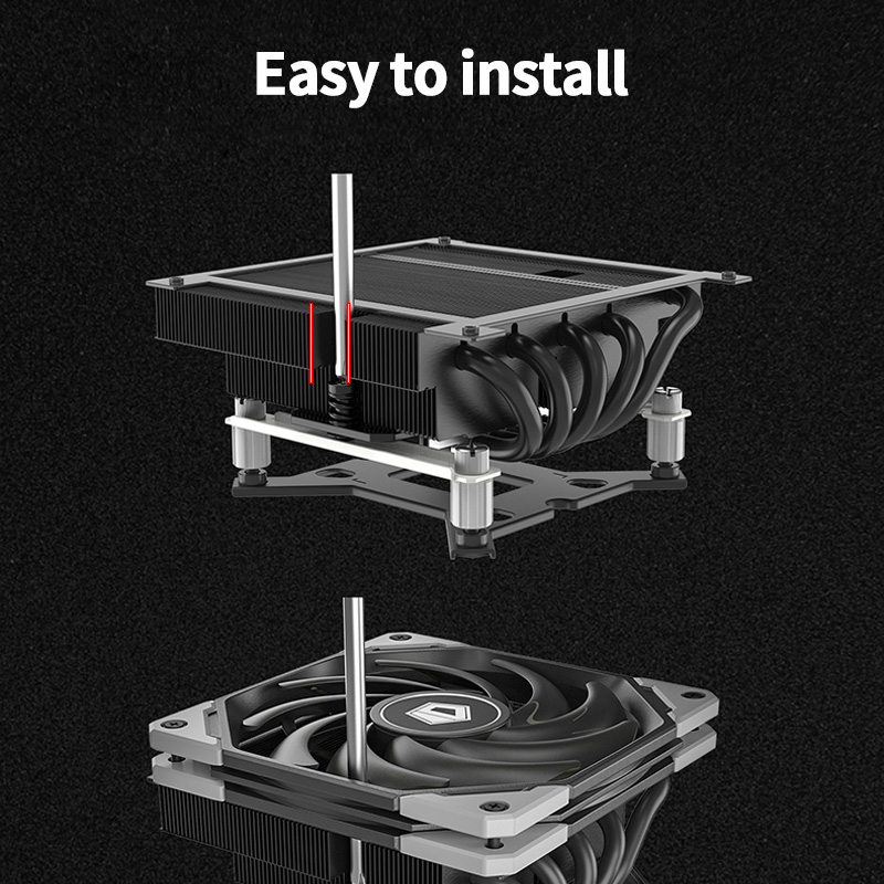 ID-COOLING IS-55 5Isı Borusu C - Cpu Cooler incelemesi ve fiyatı