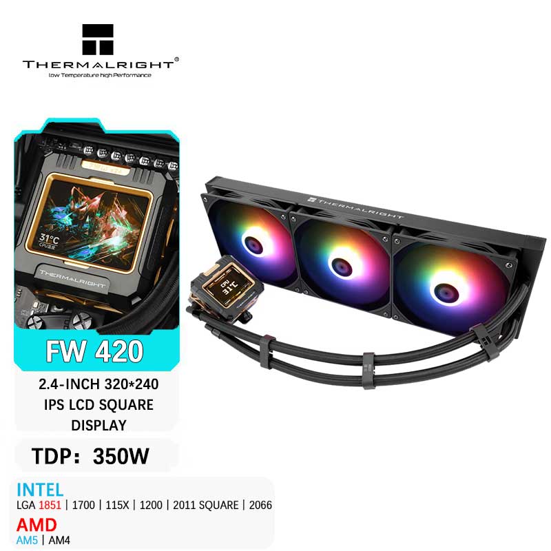 Thermalright FW 420 Hepsi Bir  - Aio Liquid Cooler incelemesi ve fiyatı